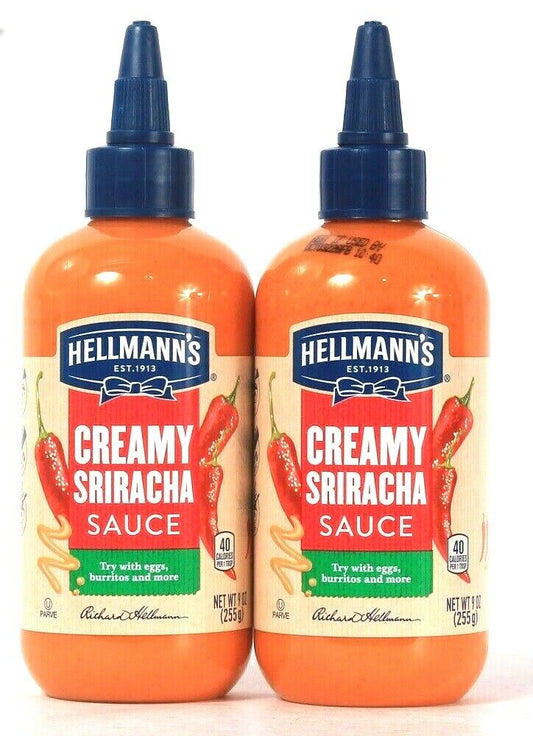 Hellmann S No Artificial Flavors Creamy Sriracha Sauce 9 Oz