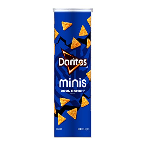 Doritos Minis Cool Ranch Flavored Snack Chips Canister 5.125 Oz