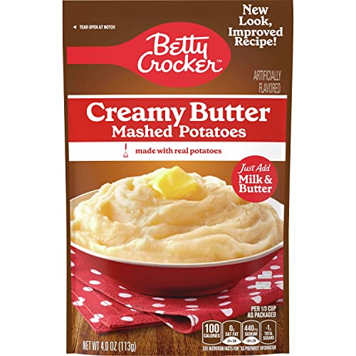 Betty Crocker Creamy Butter Mashed Potatoes, 4.7 Oz