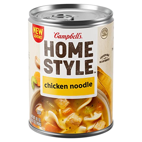 Campbell's Homestyle Soup, Chicken Noodle, Can, 18.6 Oz - 16.1 Oz