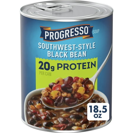 Progresso Southwest-Style Black Bean Protein Soup Vegetarian 18.5 Oz.