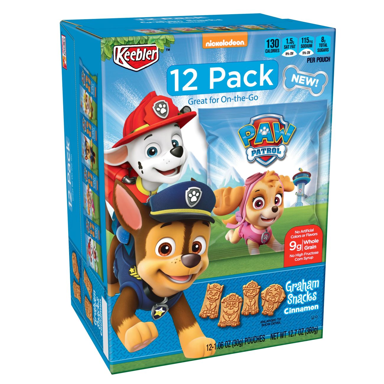 Paw Patrol Grahams Snacks - 12ct