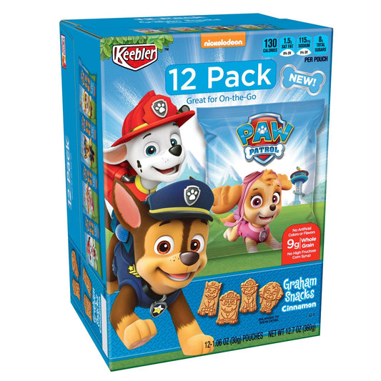 Paw Patrol Grahams Snacks - 12ct