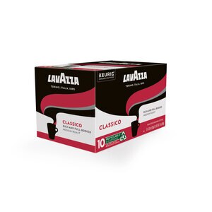 Lavazza Classico Coffee K-Cup Pods, Medium Roast, 10 Ct, 3.4 Oz