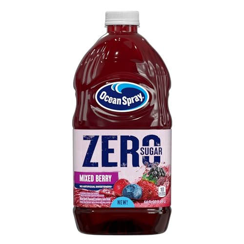 Ocean Spray Zero Sugar Mixed Berry Juice Drink 64 Fl Oz Bottle