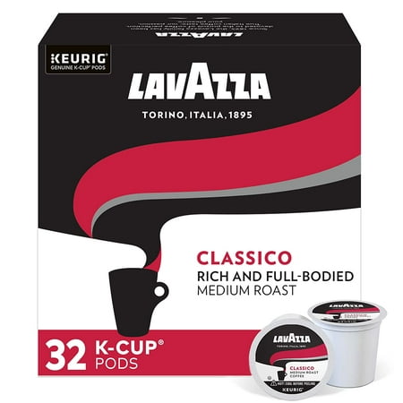 Lavazza Classico Single-Serve Coffee K-Cups for Keurig Brewer 32 Count