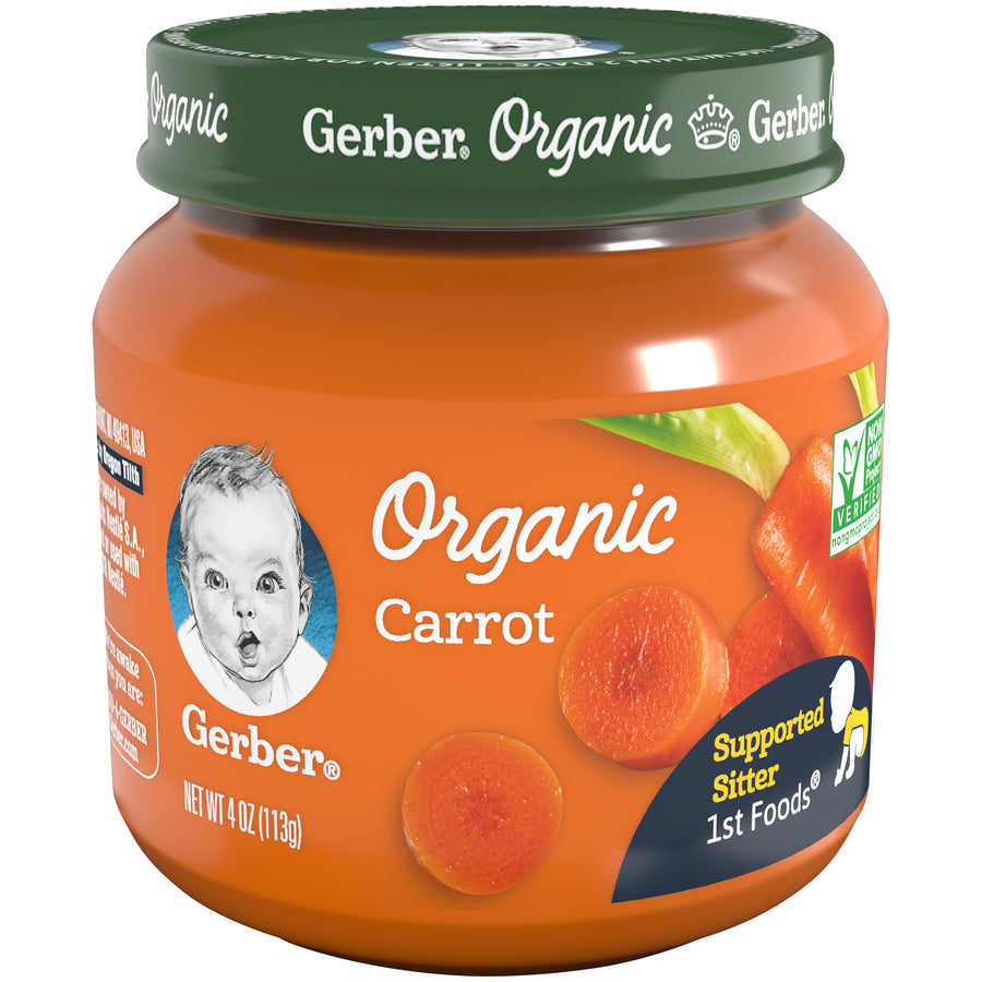 Gerber 1st Foods Organic Baby Food Carrot - 4.0 Oz