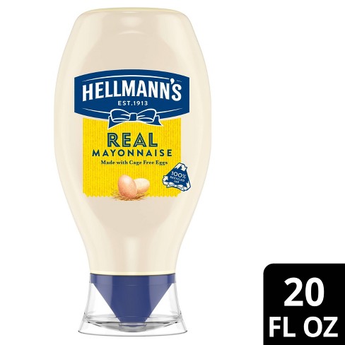 Hellmann's Real Mayonnaise Squeeze - 20oz