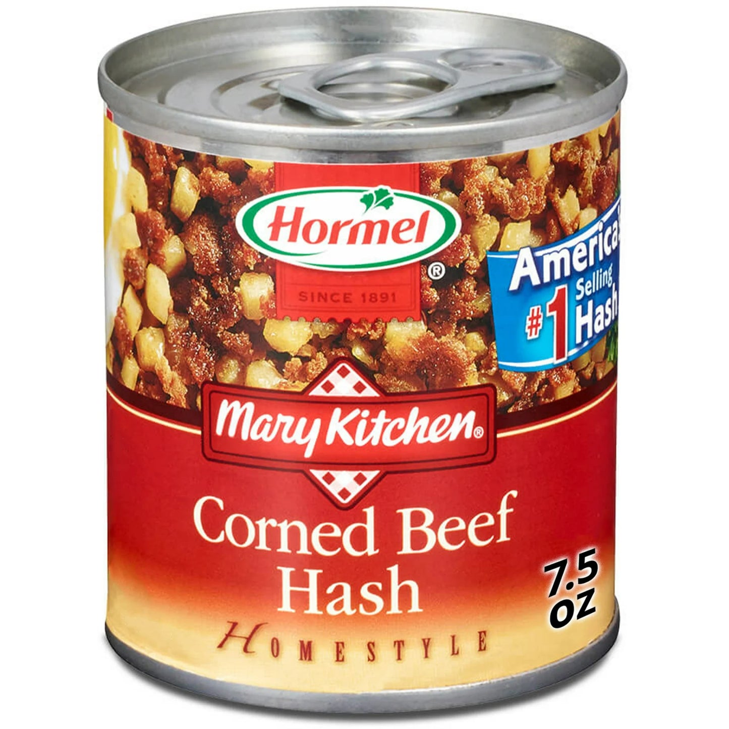 HORMEL MARY KITCHEN Corned Beef Hash, Shelf Stable, 7.5 oz Steel Can