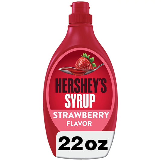 Hershey S Strawberry Syrup Bottle 22 Oz