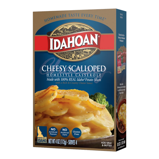 Idahoan Cheesy Scalloped Homestyle Casserole 4 Oz Box