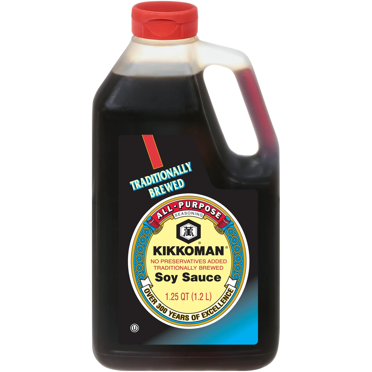 Kikkoman Traditionally Brewed Soy Sauce, 40 oz