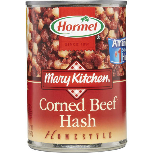 MARY KITCHEN Corned Beef Hash, Canned Corned Beef, 14 oz Steel Can