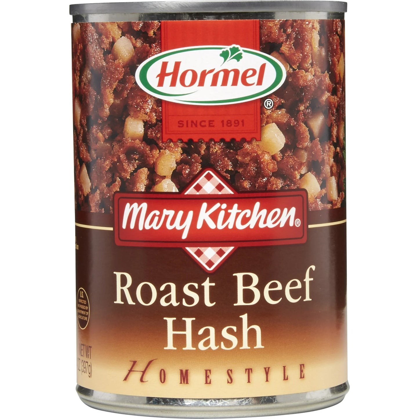 MARY KITCHEN Roast Beef Hash, Canned Roast Beef Hash, 14 oz Steel Can