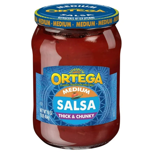 Ortega Medium Thick & Chunky Salsa 16 oz