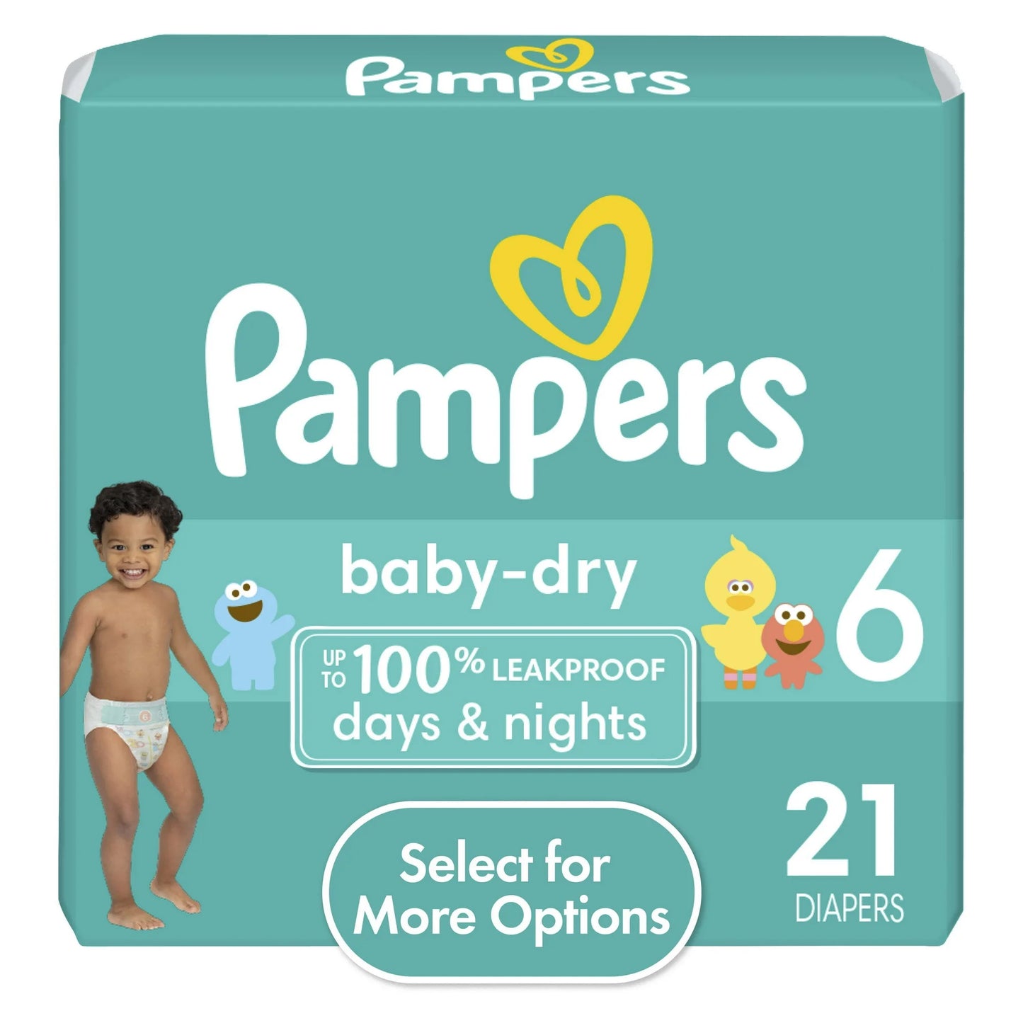 Pampers Baby Dry Diapers Size 6, 21 Count