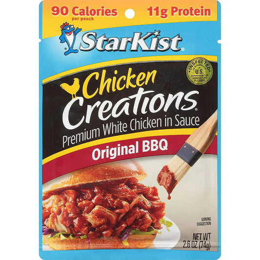 StarKist Chicken Creations, Original BBQ, 2.6 oz Pouch