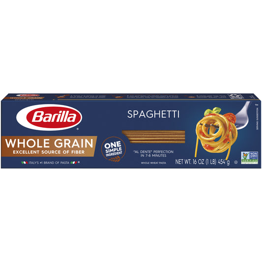 Barilla Whole Grain Spaghetti Pasta 16 Oz