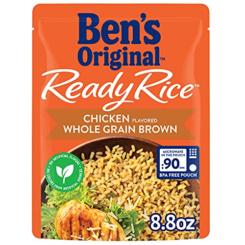 BEN S ORIGINAL™ READY RICE™ Chicken Flavored Whole Grain Brown 8.8 Oz. Pouch