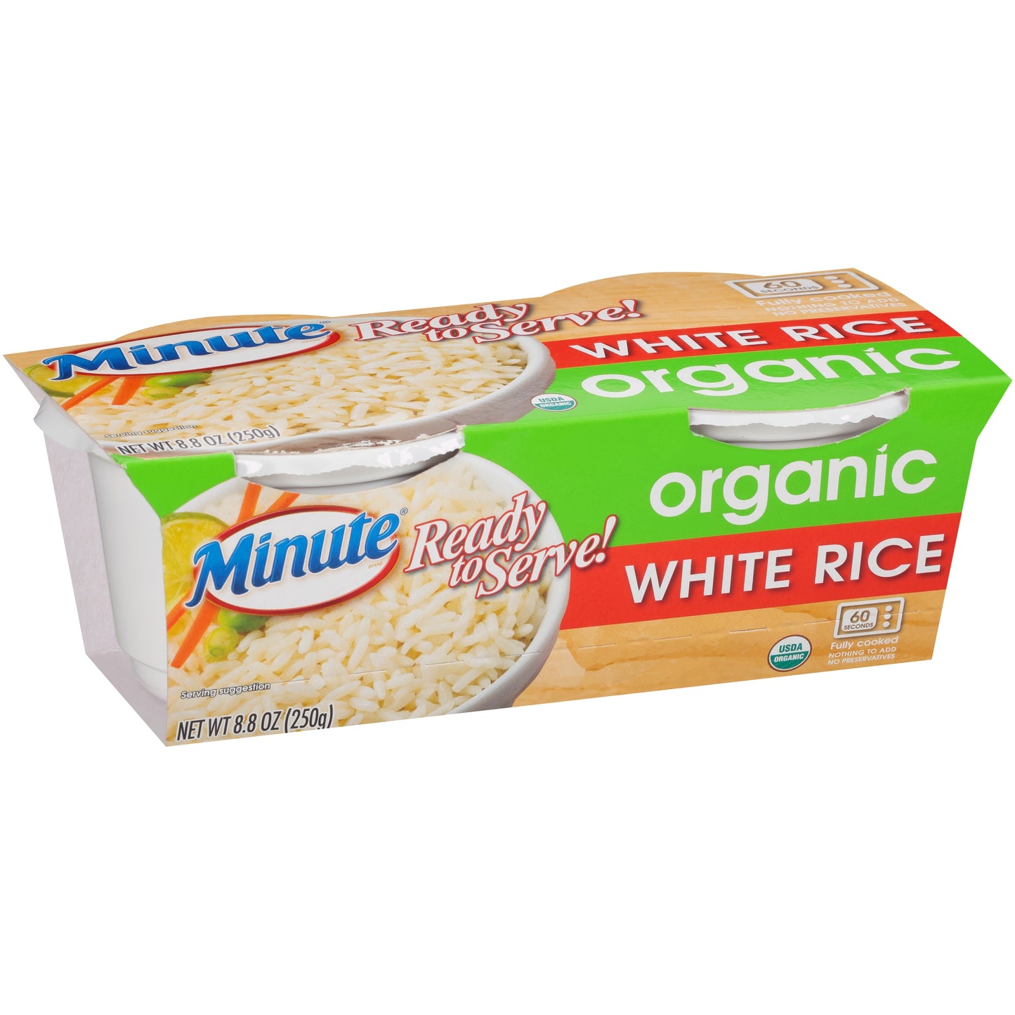 Minute Ready to Serve Organic White Rice Cups