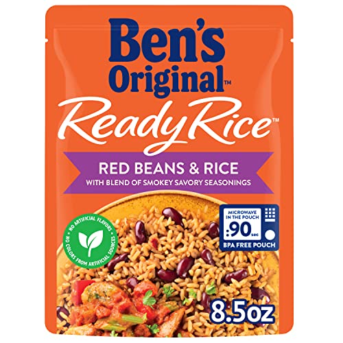 BEN S ORIGINAL Ready Rice Red Beans and Rice Easy Flavored Rice Dinner Side 8.5 OZ Pouch