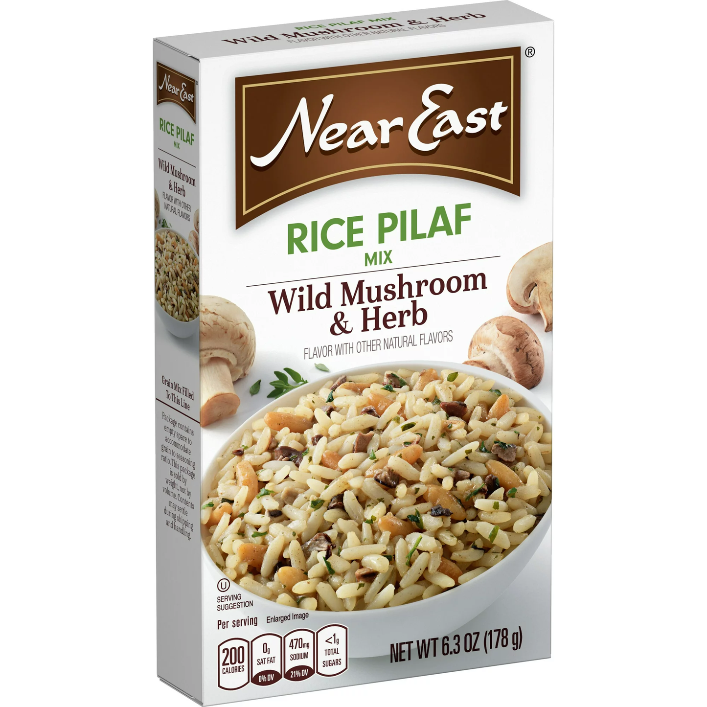 Near East Rice Mix Pilaf Wild Mushroom & Herb, 6.3 oz