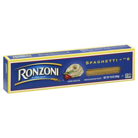 Ronzoni Spaghetti 16 Oz Classic Pasta Non-GMO Great Taste