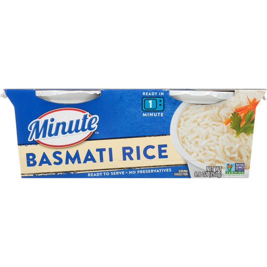 Minute Ready to Serve Basmati Rice Quick and Easy Cups 4.4 Oz 2 Ct