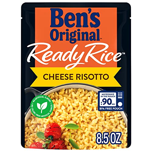 BEN S ORIGINAL Ready Rice Cheese Risotto Flavored Rice Easy Dinner Side 8.5 OZ Pouch