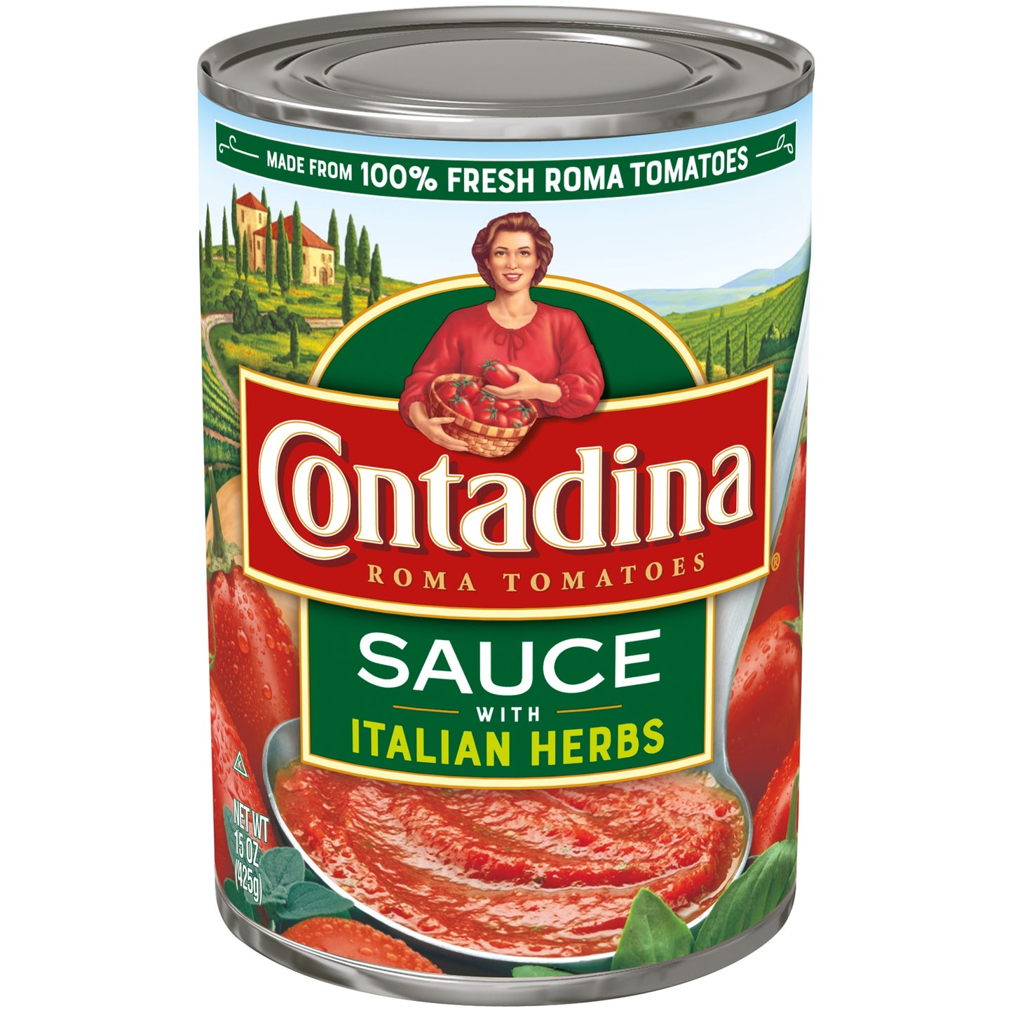 Contadina Tomato Sauce with Italian Herbs 15 Oz Can