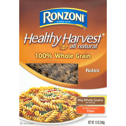 Ronzoni Healthy Harvest Whole Grain Rotini 16 Oz Whole Wheat Pasta